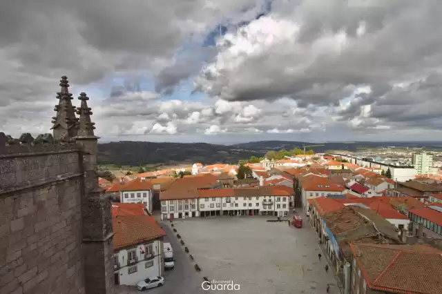 Praça Luís de Camões - Vista a partir do terraço da Sé Catedral (foto de 2019)
